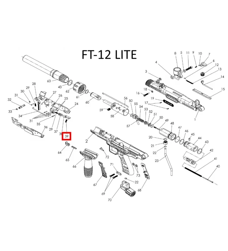 TA41033 - N°39 - FT12 / FT50 LITE - SEAR SPRING