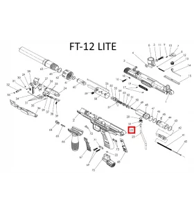 TA40017 - N°22 - FT12 / FT50 LITE - ORING GAS LINE