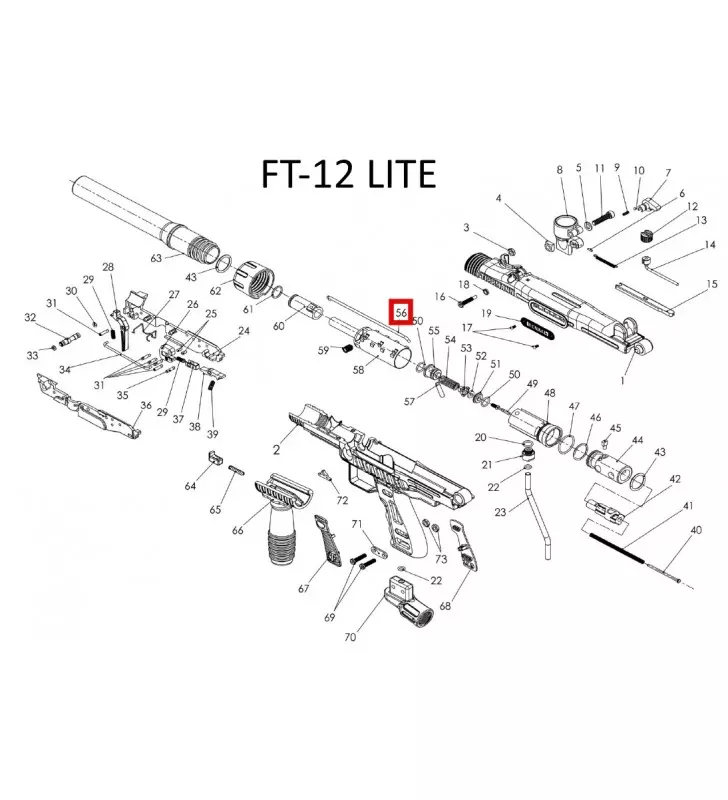 TA01016 - N°56 - FT12 / FT50 LITE -LINKAGE ARM